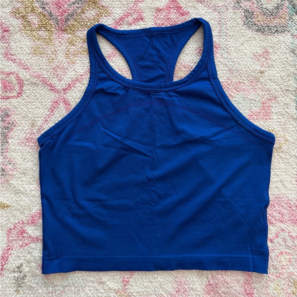 Lululemon Swiftly Tech Cropped Racer Back Tank Top 2.0